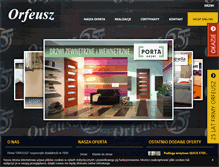 Tablet Screenshot of orfeusz.net